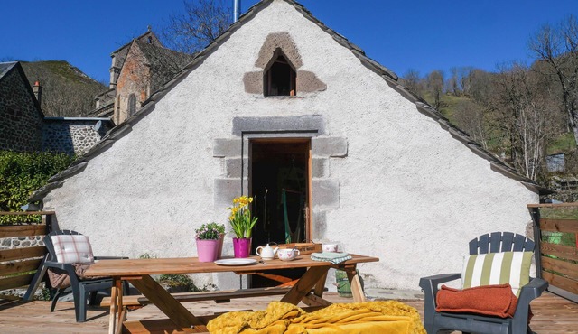 Mini terrace house with mountain view near Puy Mary - La Loge de Dienne