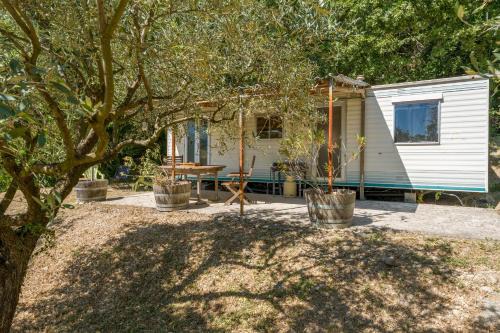 Mobil-home au cœur des vignes