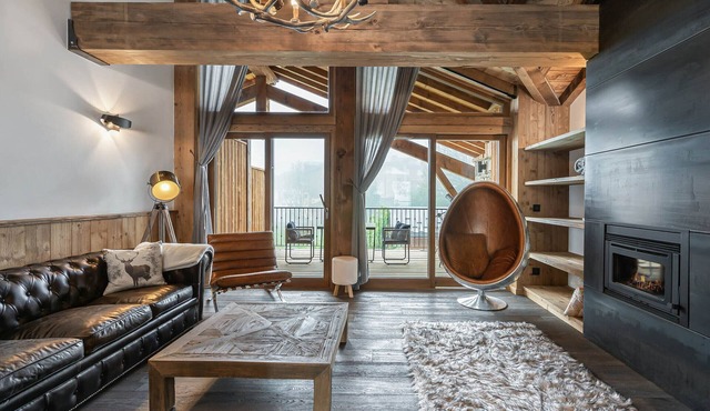Modern duplex for 10 people near slopes in Courchevel Le Praz