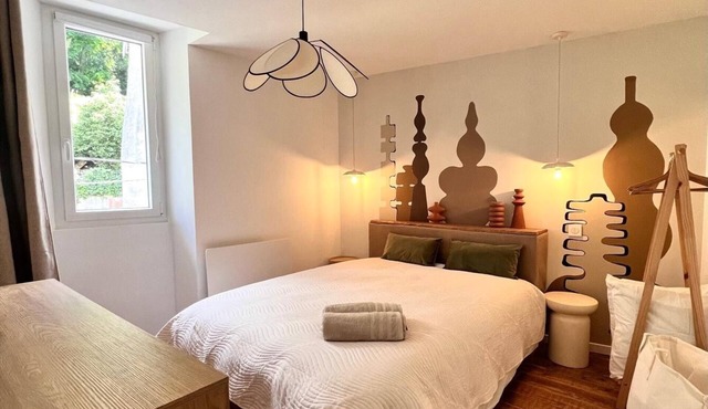 New apartment - 55m2 - "Nid d'argile" 700m from the spa