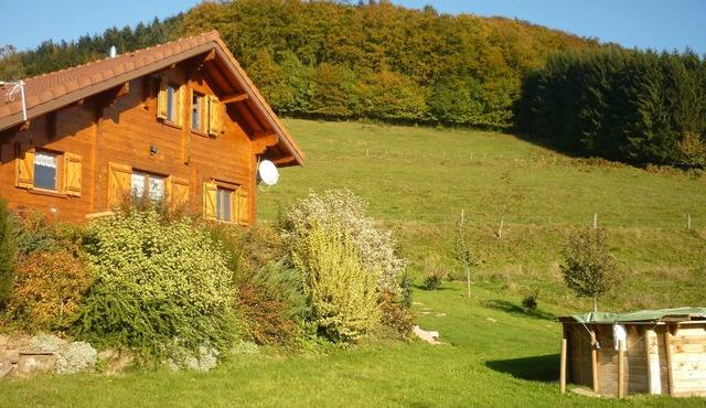 New chalet made in plank in the Massif of Plombieres in the Val d'Ajol