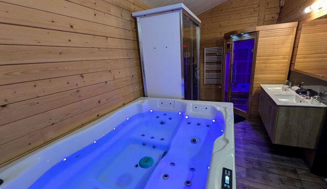 Peaceful chalet with spa & sauna in the Vosges