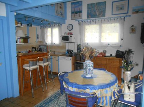 Petite maison bleue Dune du Pyla 4 personnes 2 vélos