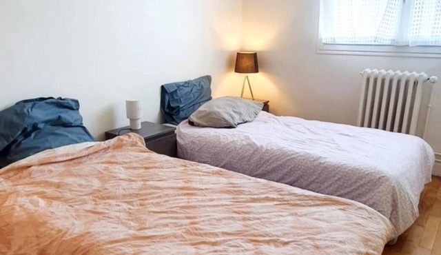 Pleasant F3 apartment 300m from RER B in ANTONY, 20mn from Orly, Paris and Versailles