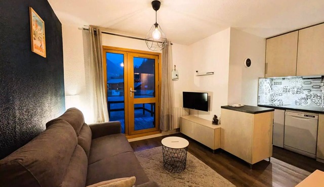 Residence Val Blanc 2 - Modern apartment 3 people, 1 bedroom, village center