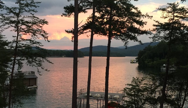Rustic Elegance On Lake Blue Ridge With Spectacular Views in Blue Ridge