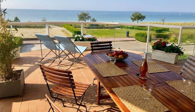 Seafront - Carnac Plage - Standing Apartment 120 m² - Terrace 40 m² in Carnac