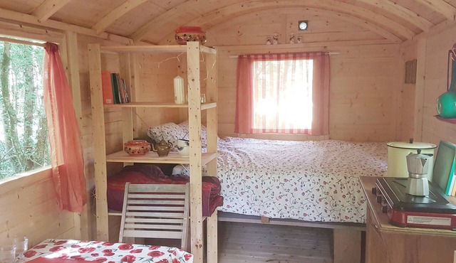 Shepherd's Hut Sleeps 2 with Bbq