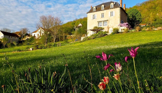 Spacious air-conditioned apartment with large garden
