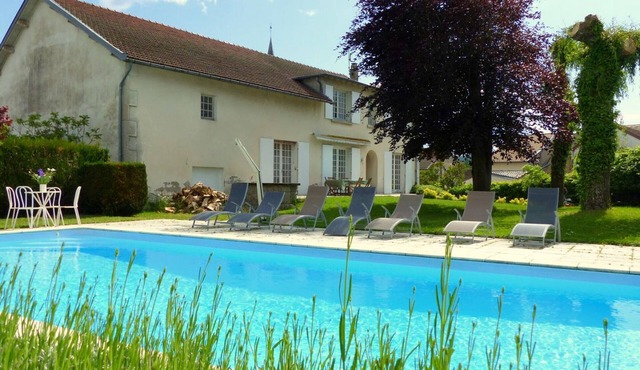 Spacious contemporary house with pool and pets allowed