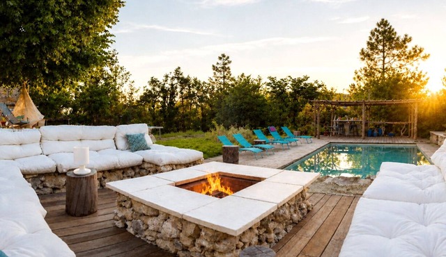 Stone house with private pool - 8 pers - Grane/Drôme