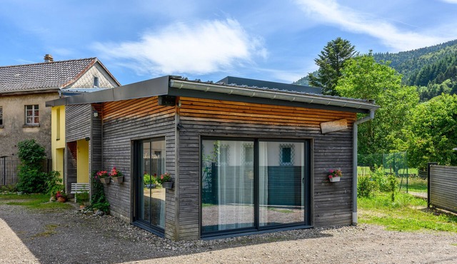 Studio Apartment 'Gite Au Petit Mittlach' with Mountain View, Private Terrace and Private Garden