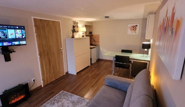 Studio chaleureux avec parking gratuit