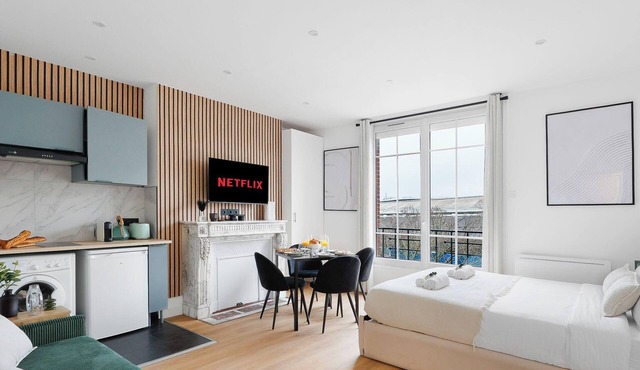 Studio d'Architecte avec Cheminee - Design -4 personnes