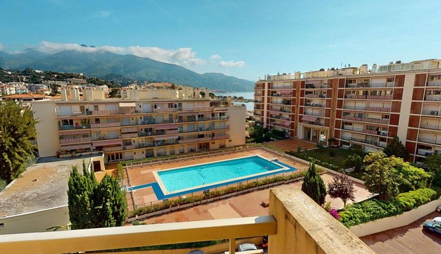 Studio with AC, sea view terrace