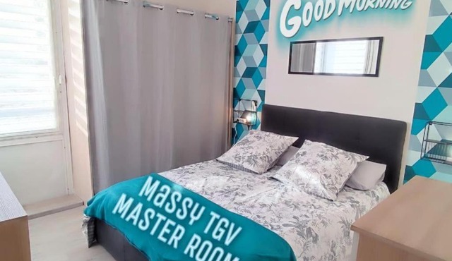 T3 Superieur Massy TGV by Beds4Wanderlust - proche coulée verte - ideal Pro ou Famille