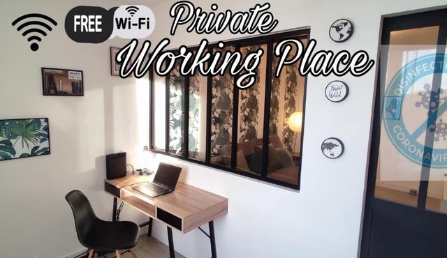 T4 Massy TGV by Beds4Wanderlust - 80m2 avec Terrasse et bureau - proche coulée verte - idéal Pro ou Famille