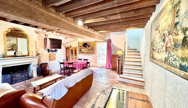 Traditional Home—Quiet Location—On the Banks of the Loire & Vaulted Cellar