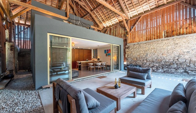 Unique home in converted barn in the Alps