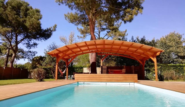 Villa with private heated pool - Bassin d'Arcachon