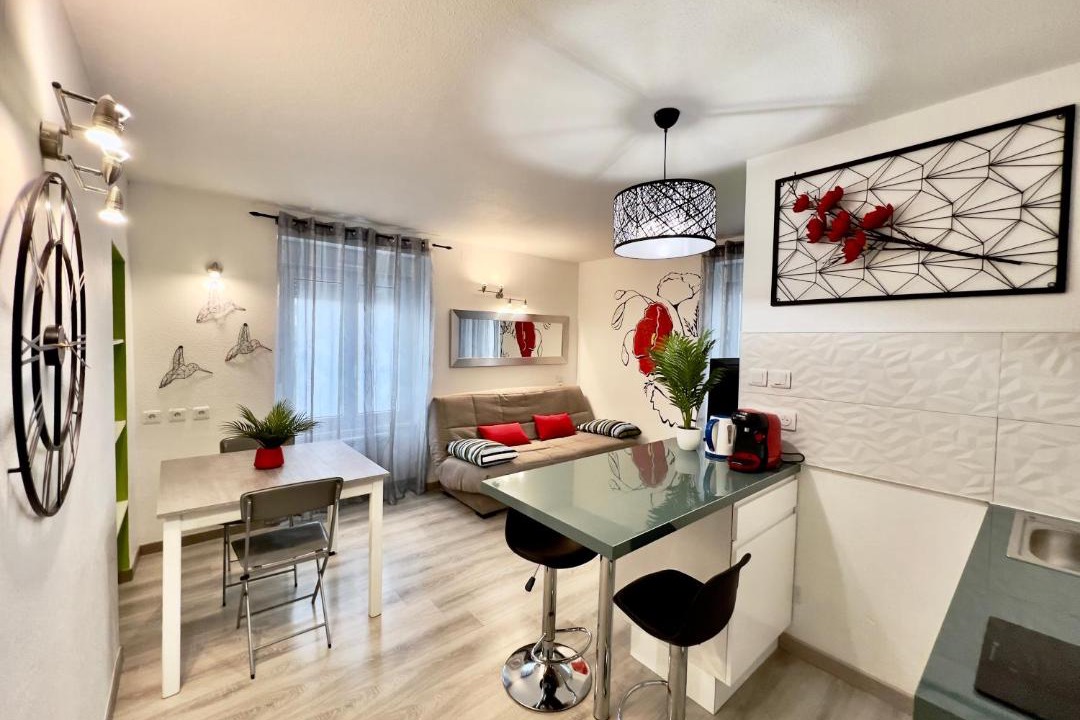 Belfort Apartment | Le Coquelicot - Proche Gare - Studio 1 pièce 2 Pers