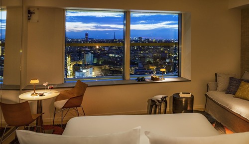 Junior Suite, 1 King Bed, Tower (Eiffel Tower panoramic bath, sunset)