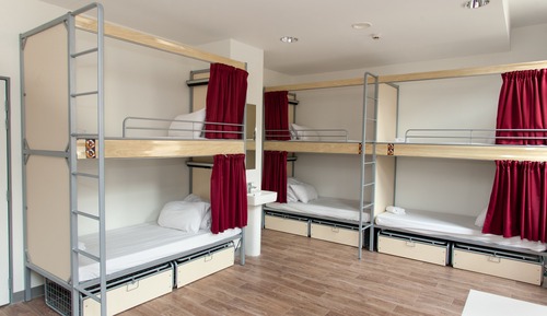 One Bed in a Eight Bed Mixed Dorm With Shared Bathroom