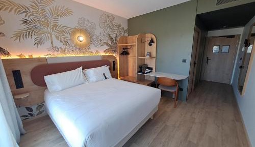 Standard Double Room with One Queen Bed and Sofa Bed and Terrace