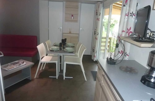 Saint-Pierreville House | Homerez - Nice bungalow for 4 ppl. with terrace at Saint-Pierreville