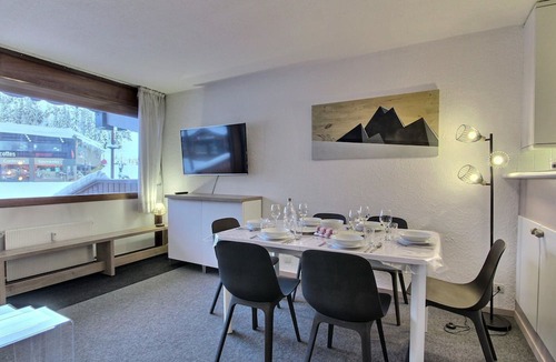 Plagne Centre Apartment | 3-room apartment at the foot of the slopes with terrace and WiFi in Plagne Centre