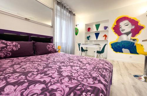 Belfort Apartment | Le Pop Art - Studio near Train Station - 2 people