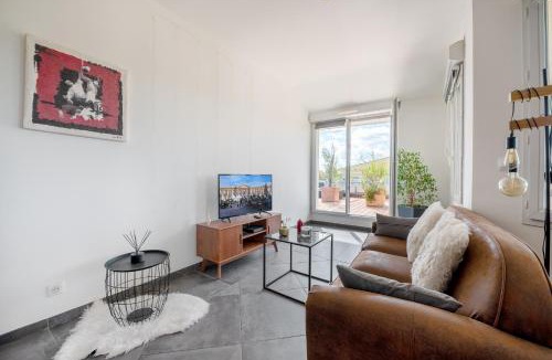 Quartier Croix-Daurade Apartment | Les terrasses - T3 Spacieux avec parking gratuit