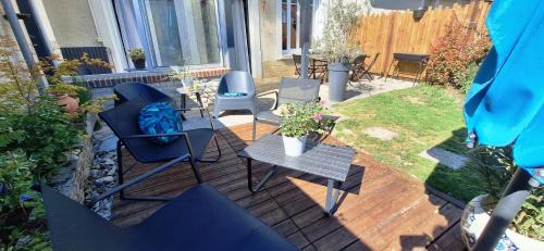 Maison 4 à 8 pers avec jardin clos, cheminée, Wi-Fi fibre, parking, 10 min Auxerre
